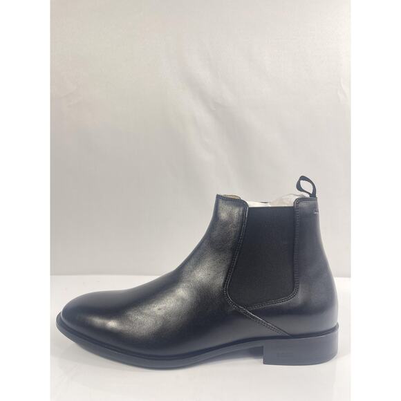 BOSS Boots Mens Size 9 Black Leather Colby_Cheb_lt_WO Chelsea Dress New Box